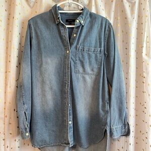 Quince Light Blue Denim Shirt